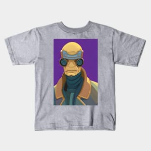 Alien being from the future Kids T-Shirt